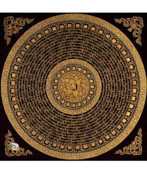 Om Mantra Thangka