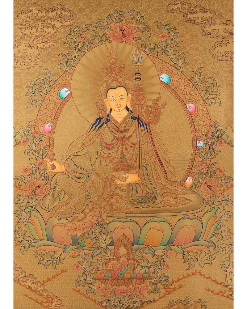 Original Hand painted Guru Rinpoche Thangka