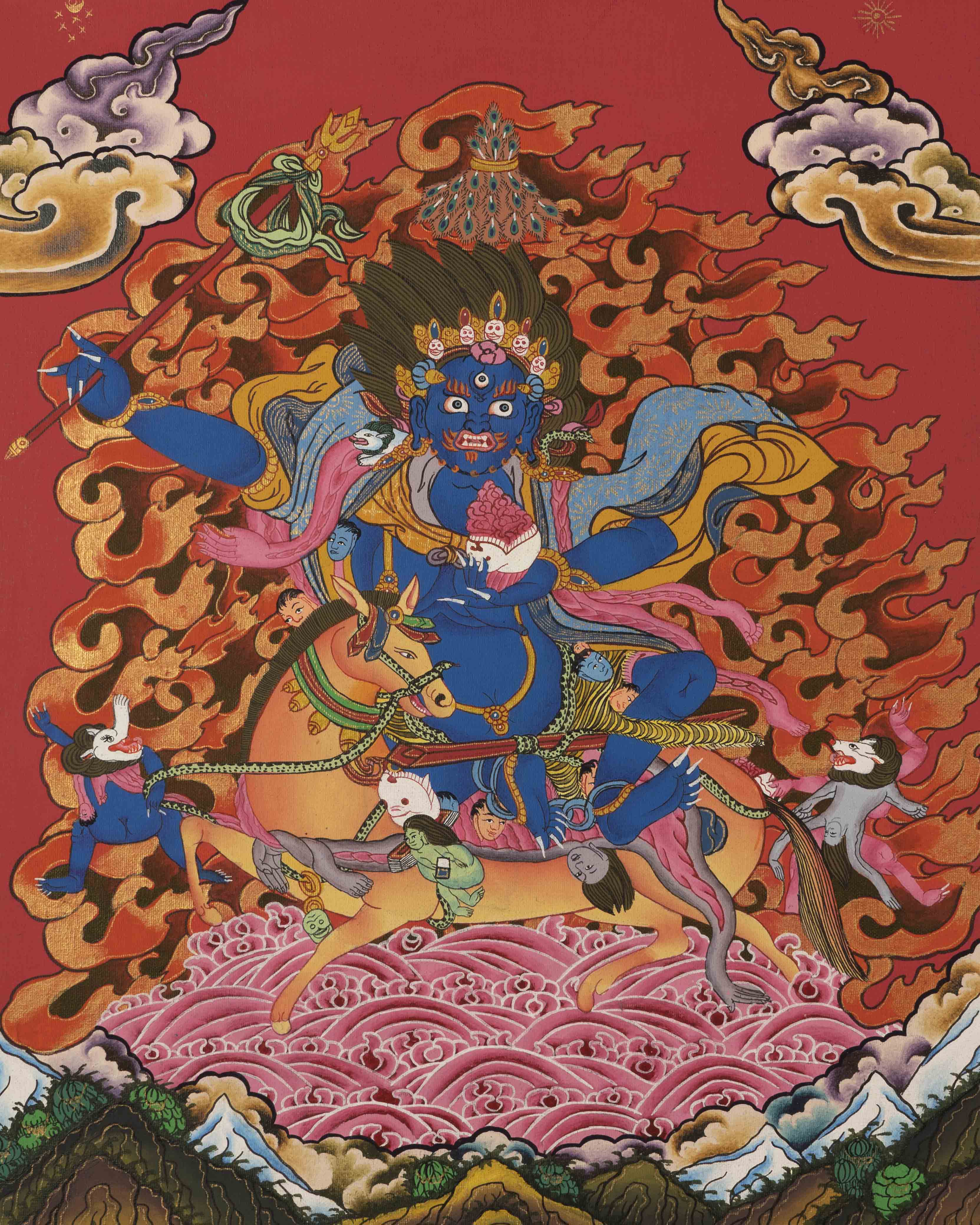 Palden Lhamo Thangka 