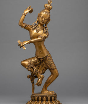 Parvati Goddess Statue | Brass Body Statue
