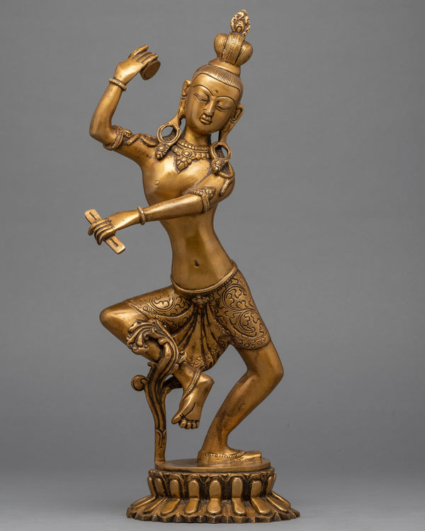 Parvati Goddess Statue | Brass Body Statue