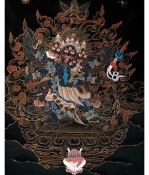 Phurba Vajrakilaya Thangka | Traditional Buddhist Art