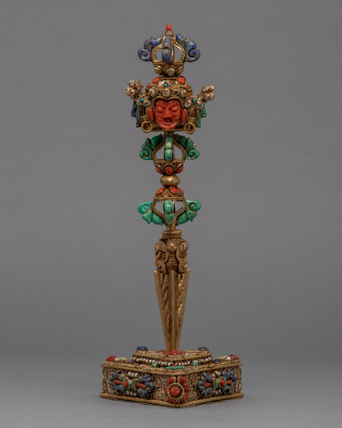 Buddhist Phurba | 24K Gold Plated