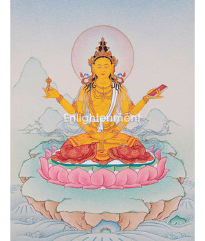 Hand Painted Artwork Of Prajna Paramita