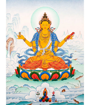 Prajnaparamita Thangka | Traditional Tibetan Art