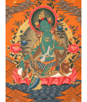 QualityGreenTaraThangka