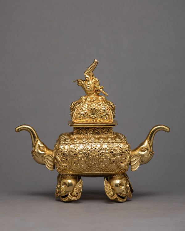 Elephant Incense Burner