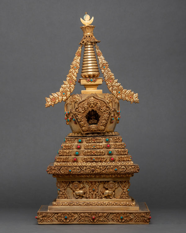 Religious Buddhist Stupa