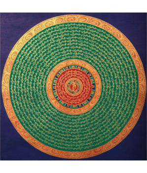 Round Mandala Thangka