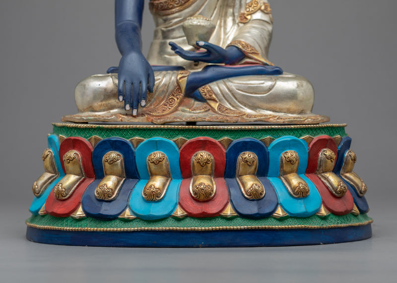 Buddha Akshobhya Statue | Traditionally Carved Gautam Buddha Figurine