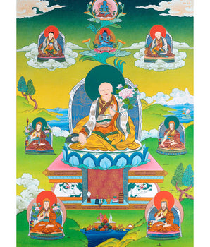 Sakya Master Thangka | Sachen Kunga Nyingpo Tibetan Painting