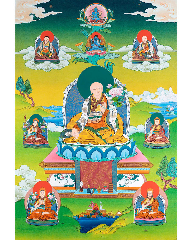 Sakya Master Thangka | Sachen Kunga Nyingpo Tibetan Painting