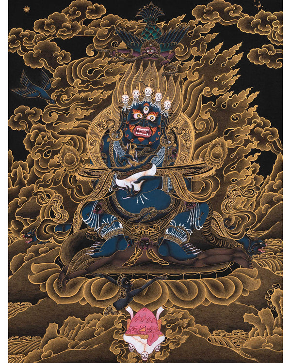 Sakya Mahakala | Protector Deity Thangka