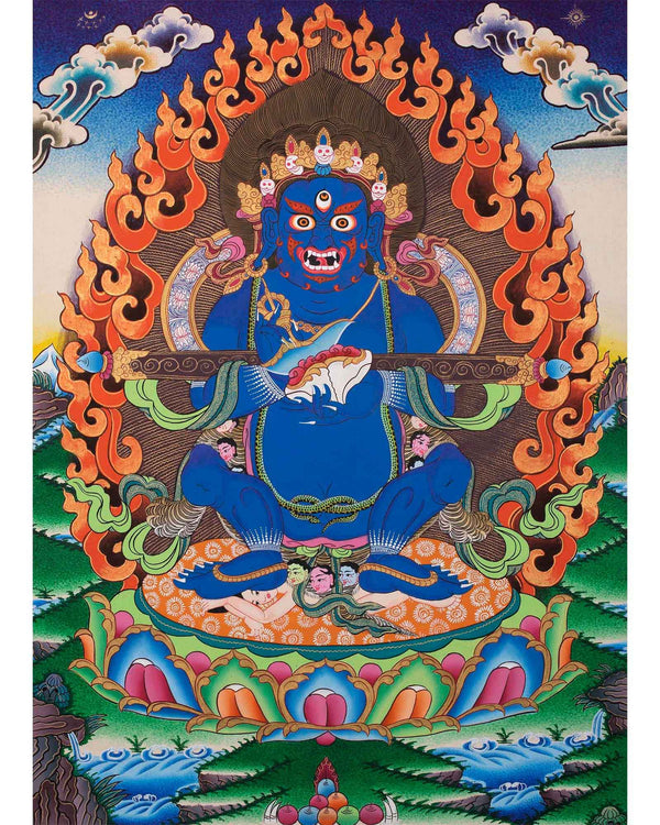 Sakya Mahakala Thangka