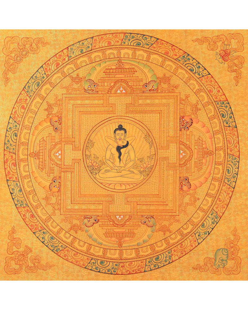 Samantabhadra Buddha Thangka Painting