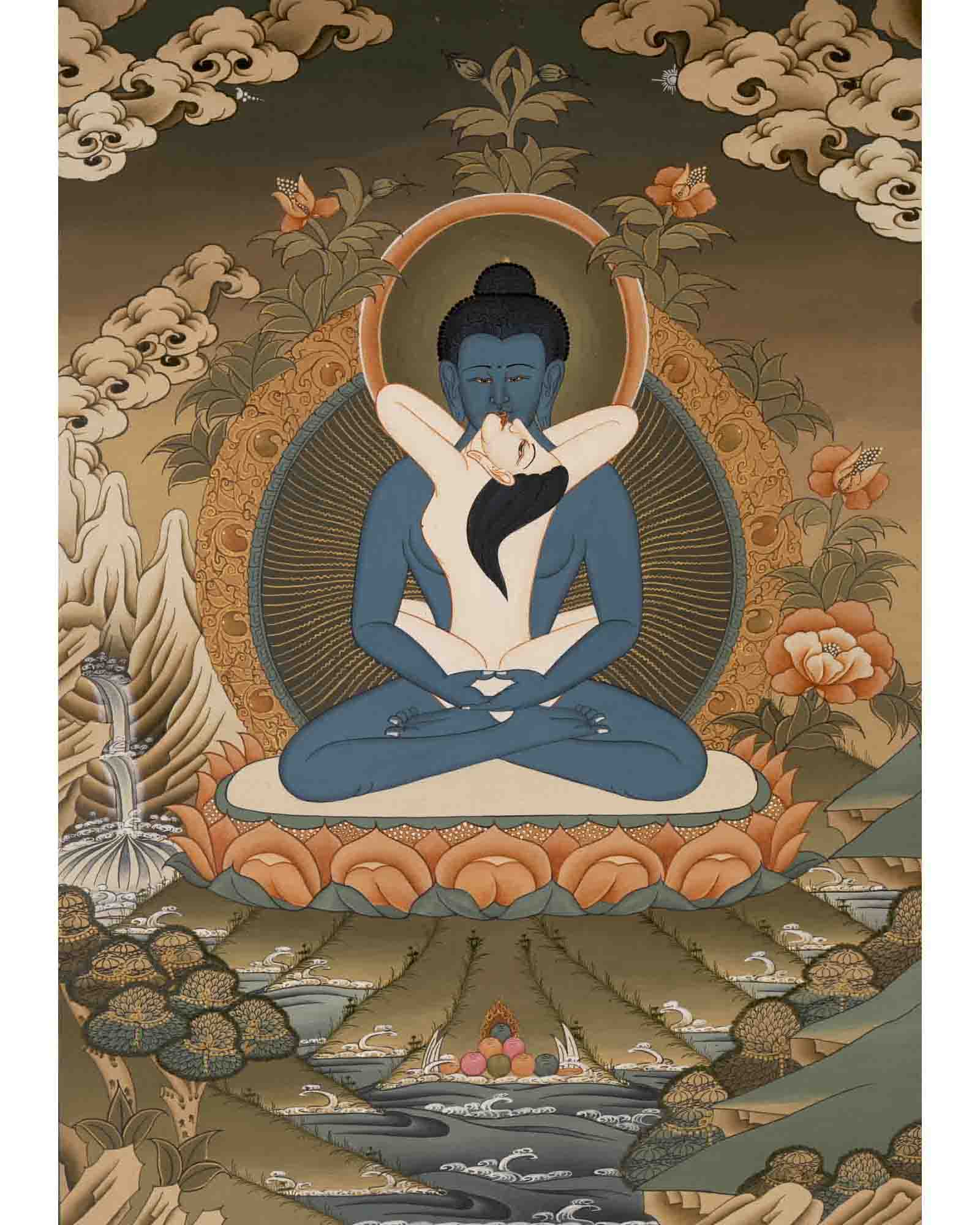 Samantabhadra Thangka Print