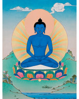 Buddha Samantabhadra Thangka, Buddhist Deity