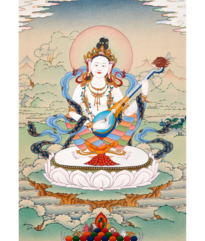 Dakini Saraswati | Yangchen Drolma Thangka