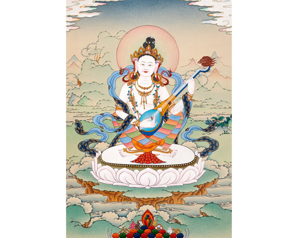 Dakini Saraswati | Yangchen Drolma Thangka