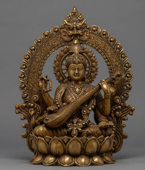 Saraswati Goddess Statue