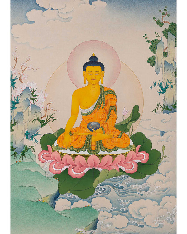 Shakyamuni Thangka | Tibetan Buddhist Art