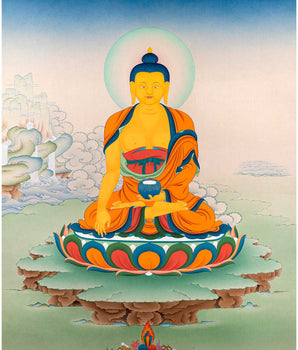 Shakyamuni Buddha Thangka | Tibetan Buddhist Painting