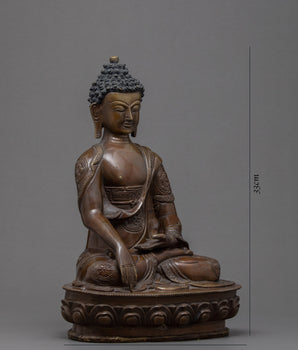 Indoor Shakyamuni Buddha | Garden decorative Statue | Buddhist home Altar | Spritual Gifts