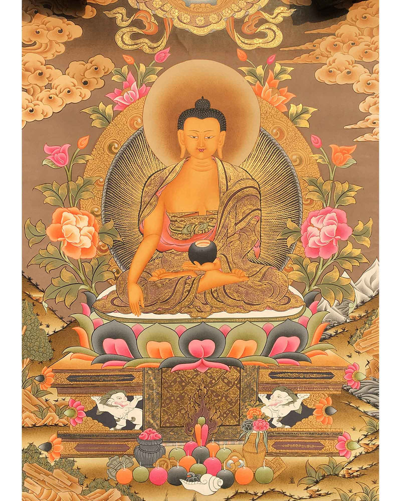 Shakyamuni Buddha Thangka 