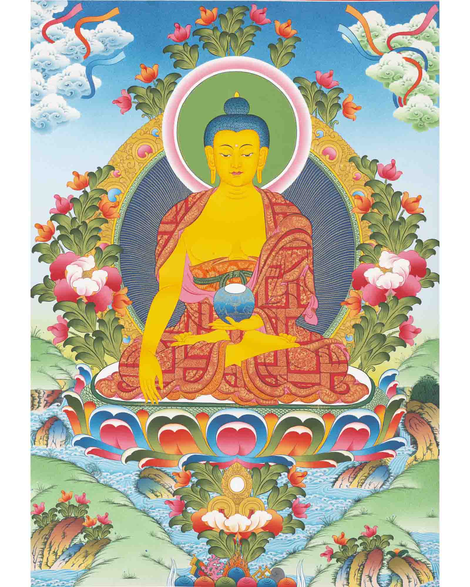 Shakyamuni Buddha Thangka