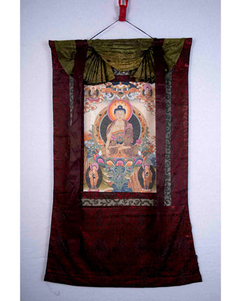 Shakyamuni Buddha With Brocade 
