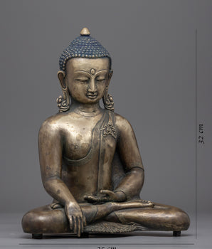 The Buddha Shakyamuni Statue | Hand Carved Buddhist Deity