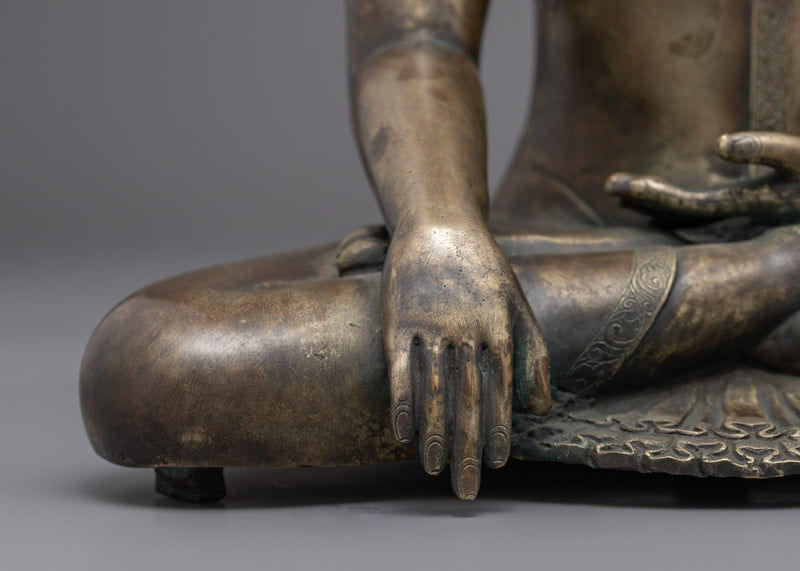 The Buddha Shakyamuni Statue | Hand Carved Buddhist Deity