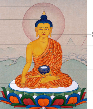 Buddha Thangka Painting | Himalayan Shakyamuni Painting