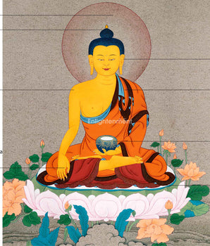 The Buddha's Legacy in Thangka Art | Historical Buddha Shakyamuni | Sacred Meditative Art