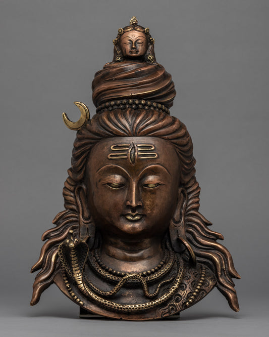 Mask Of Shiva Deity 