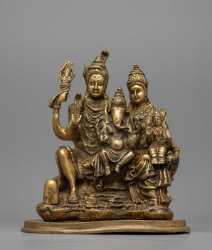 Lord Shiva and Family Statue 
