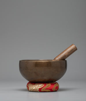 Tibetan Singing Bowl with Antqiue Finish | Buddhist Bowl 