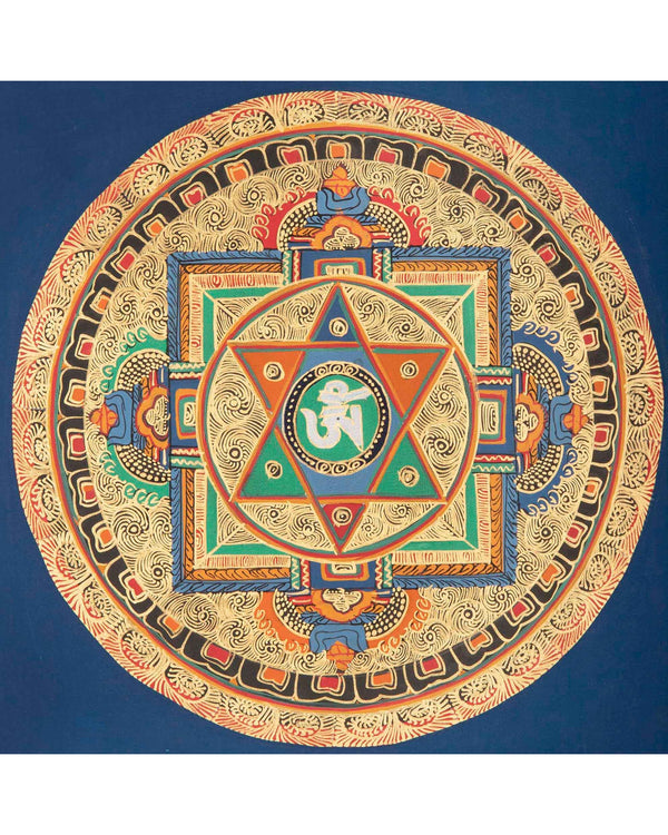 Spiritual Mantra Mandala Thangka