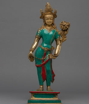 Standing Chenrezig Statue