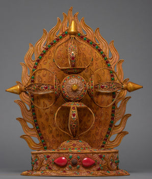 Stand vajra Filigree Inlay