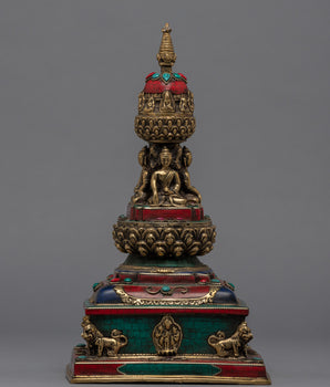 Brass Buddha Stupa 