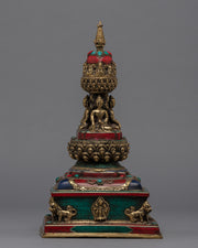 Brass Buddha Stupa 