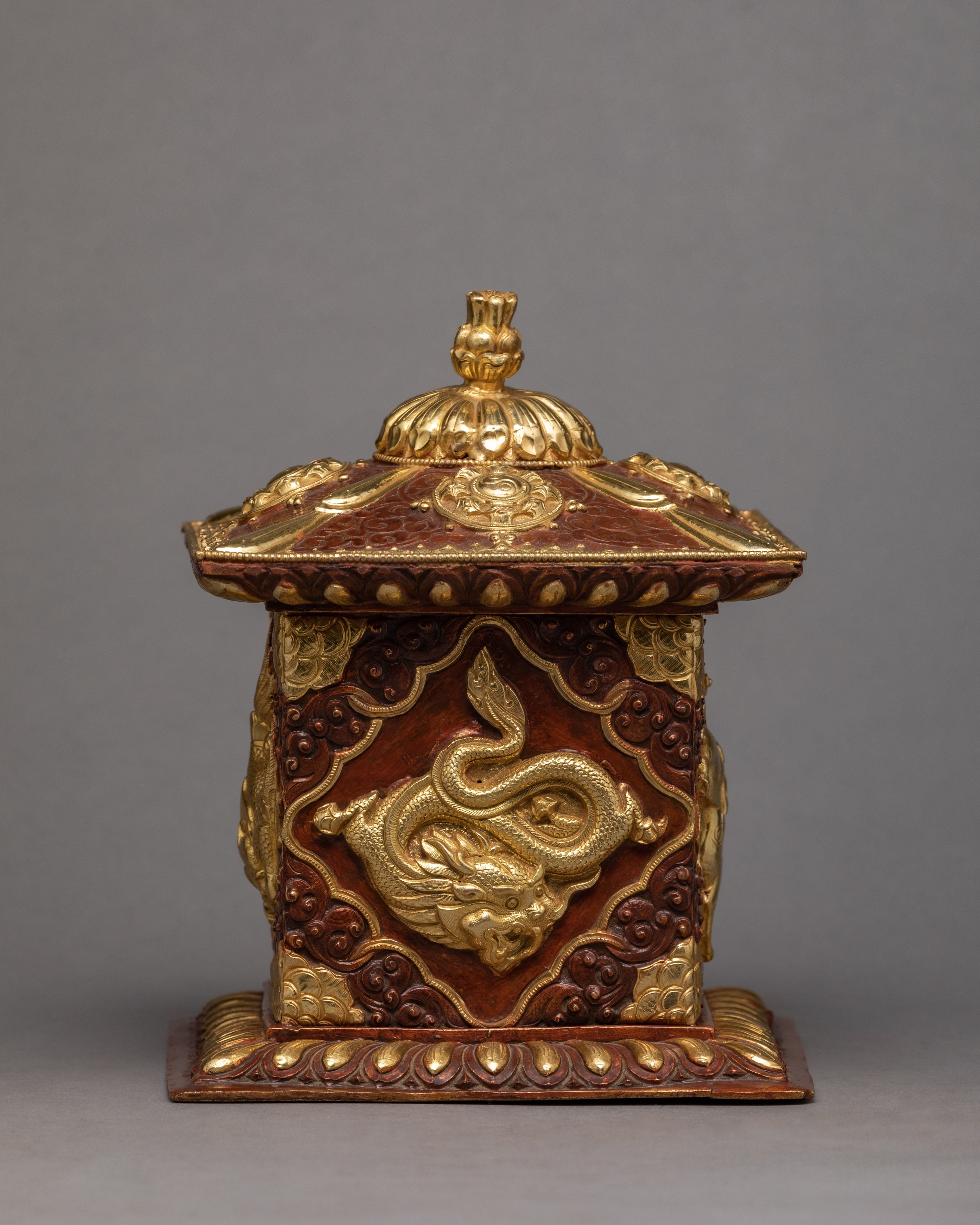 Vintage Treasure Box | Finely Carved Ritual Box