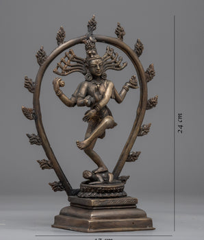 Traditionally Crafted Nataraj Shiva Statue | Hindu God Of Destruction, Lord Shiva Manifestation