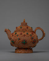 Tibetan Buddhist Tea Pot