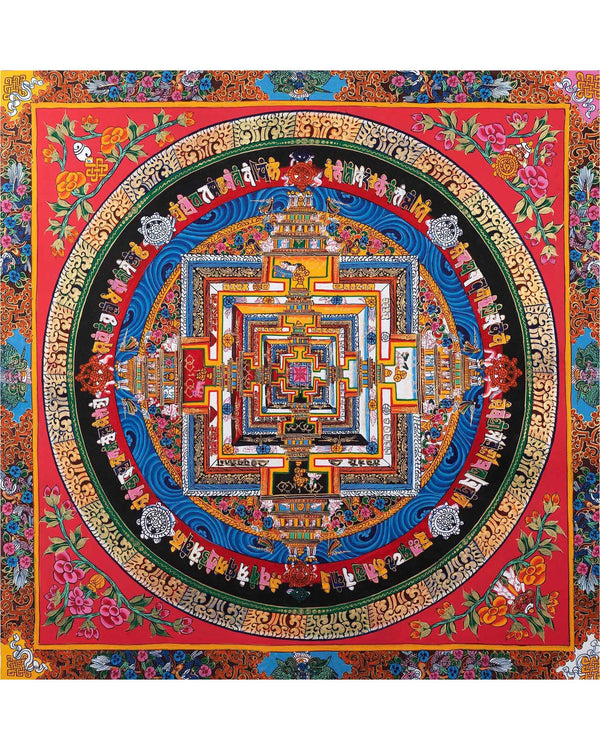 Thangka Art of Kalachakra Mandala