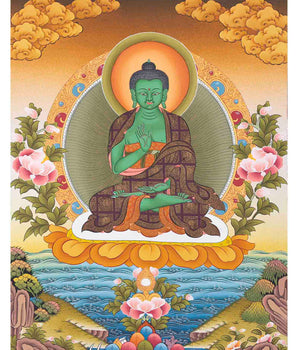 Thangka Of Amoghasiddhi
