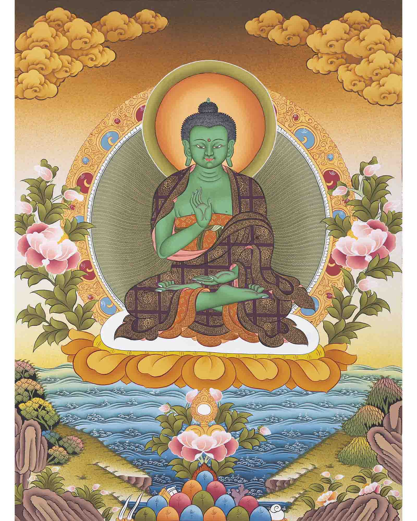 Thangka Of Amoghasiddhi