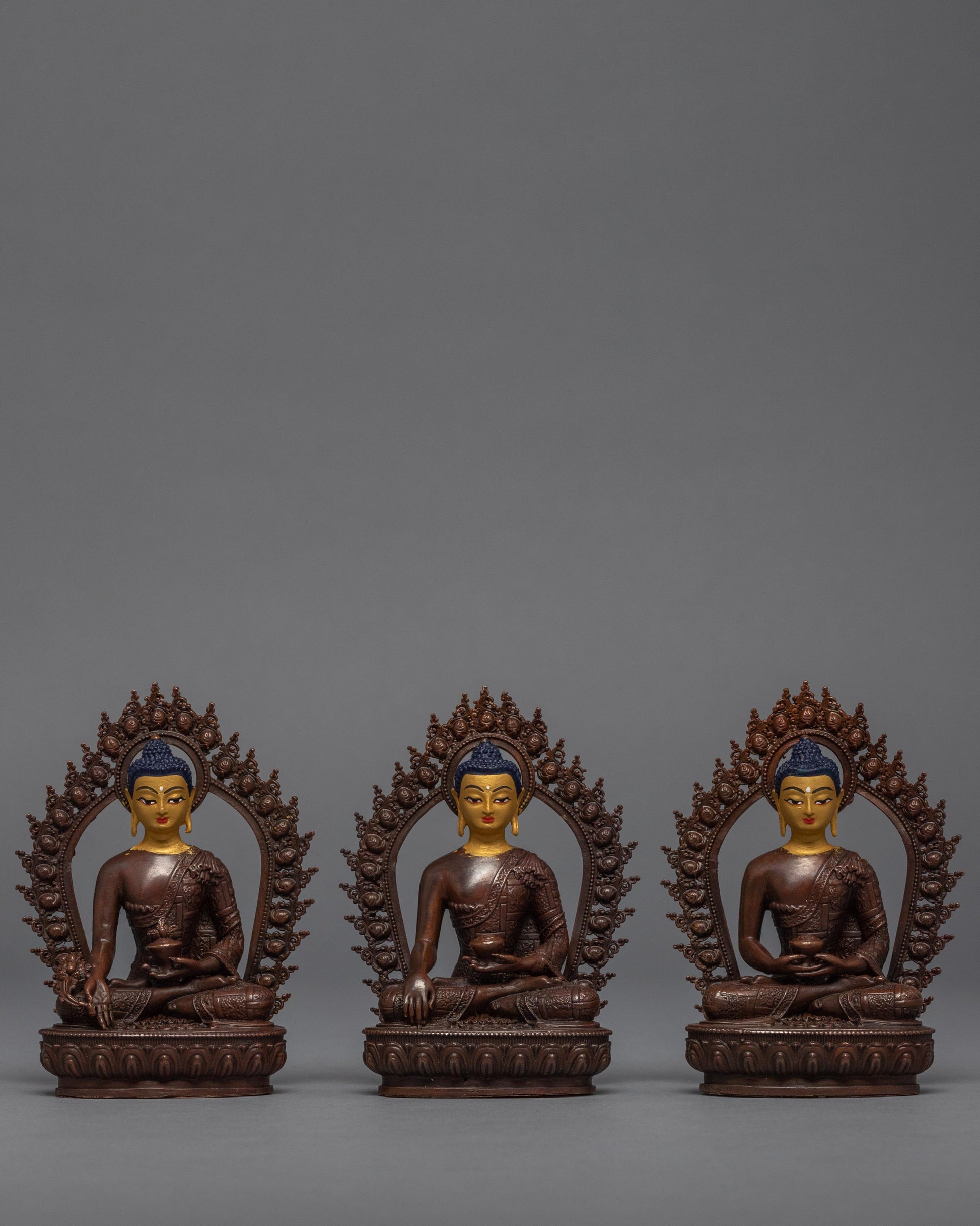 3 Wise Buddhas Statue Set