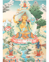 Tibetan Manjushree Thangka